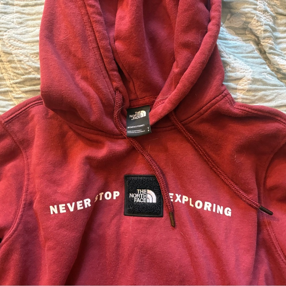 The North Face Burgundy Hoodie